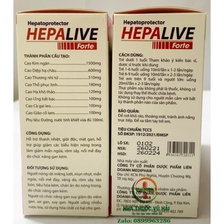 Mát gan giải độc Hepalive .