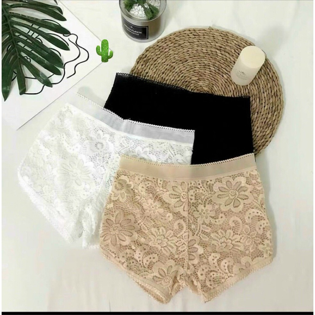 Quần đùi ren QC body cực sexy , chất ren mềm mịn