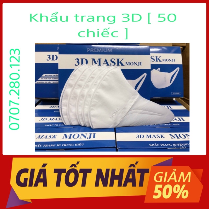Khẩu trang 3D Monji
