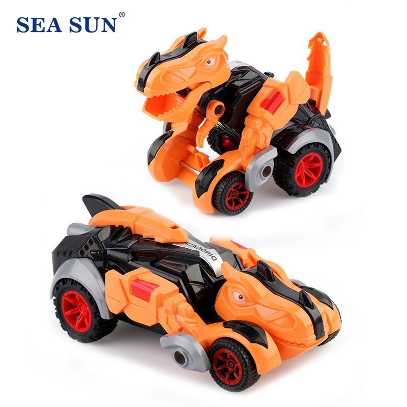 Đồ chơi xe hơi SEA SUN TOYS biến hình khủng long vui nhộn dành cho trẻ em 3 tuổi