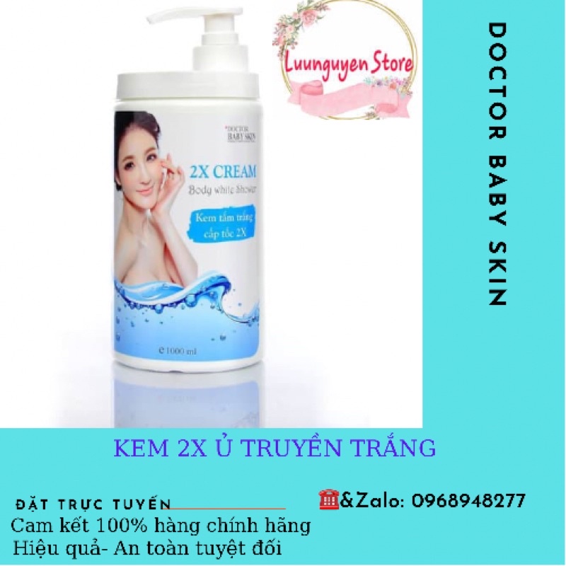 TẮM TRẮNG CẤP TỐC 2X DOCTOR BABY SKIN