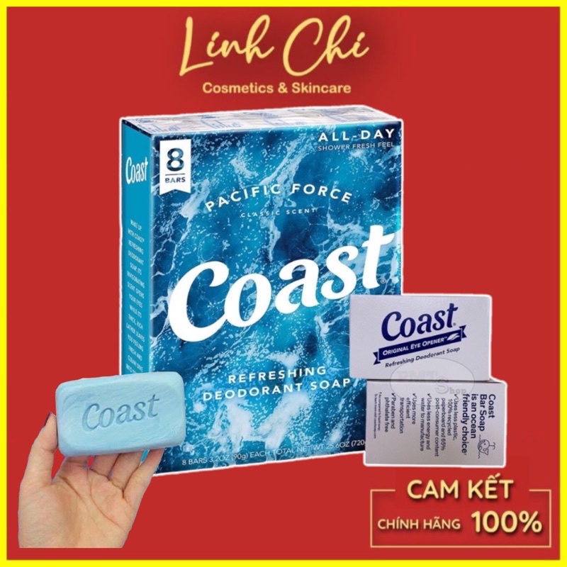 Xà Bông Cục Coast Mỹ Classic Scent Refreshing Deodorant Soap 113g