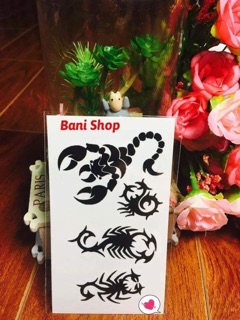 Hình Xăm Dán ( mini bọ cạp)