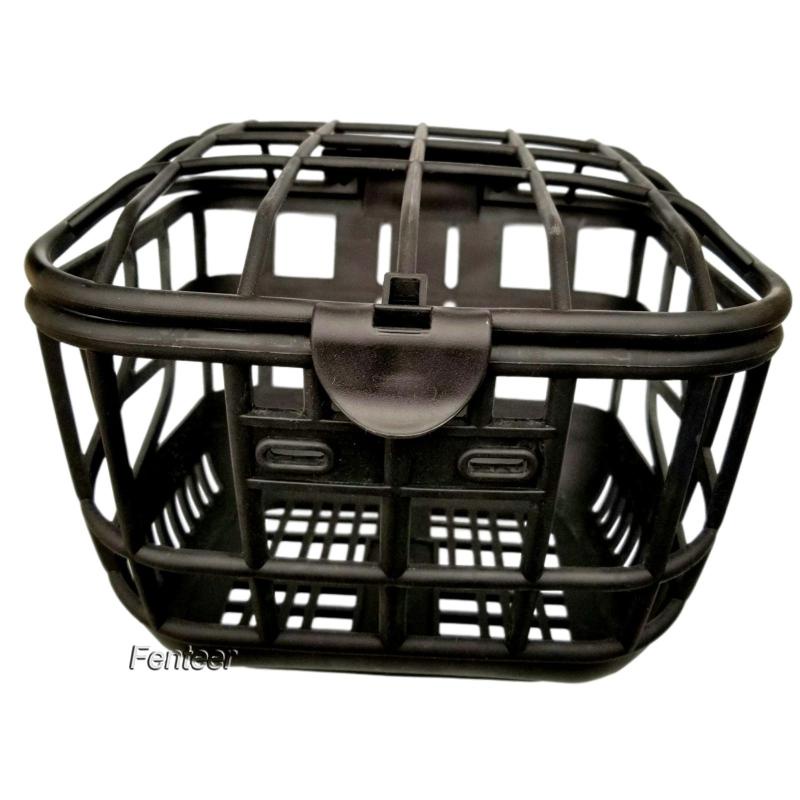 Giỏ Xe Đạp Điện Bằng Nhựa Có Nắp Tháo Rời Tiện Dụng