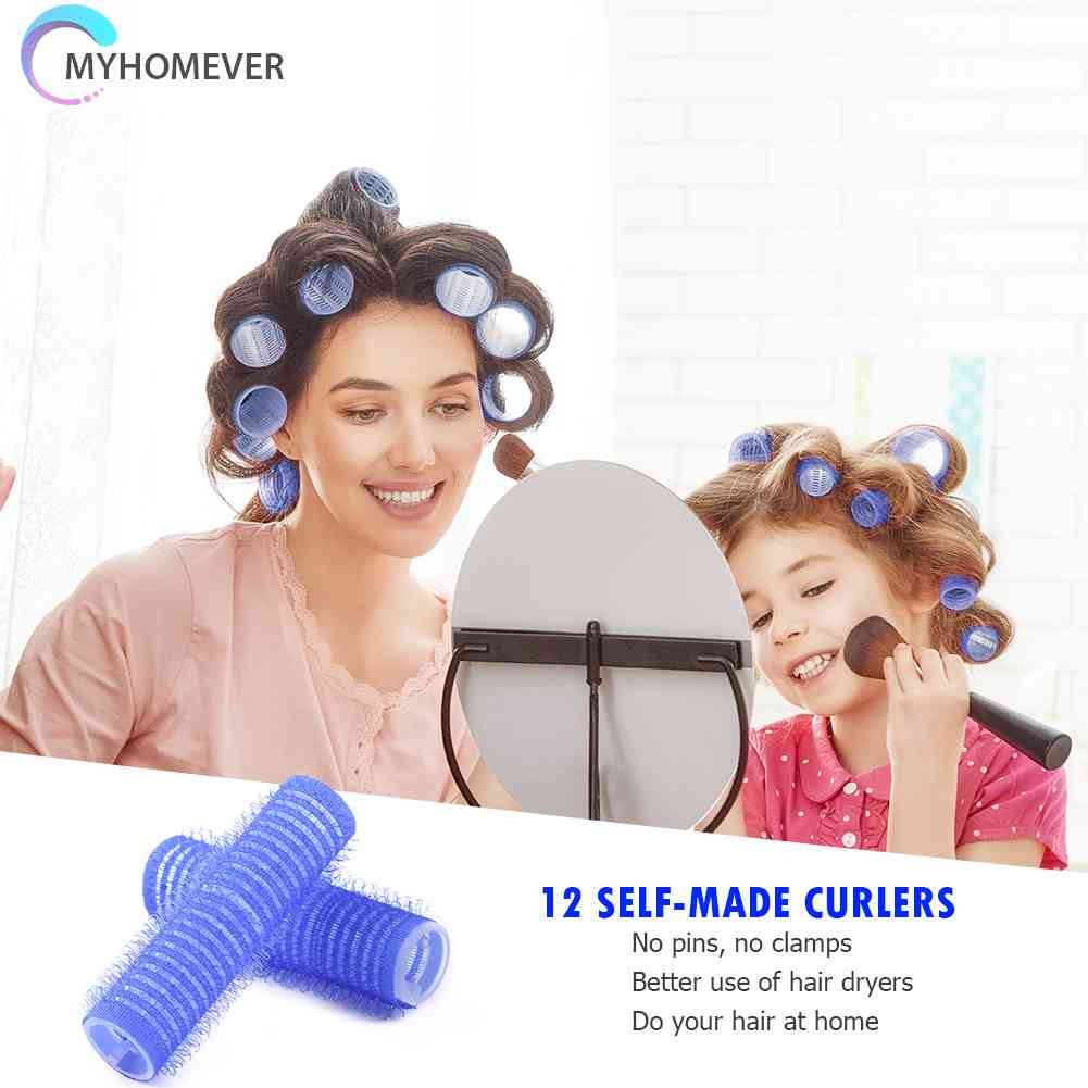 Bộ 12 Lô Cuốn Tóc Tự Làm Tiện Dụng