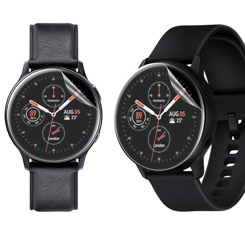 Set 3 miếng dán bảo vệ màn hình TPU 5H nano cho đồng hồ Samsung Galaxy Watch Active2 Active 2 40mm 44mm