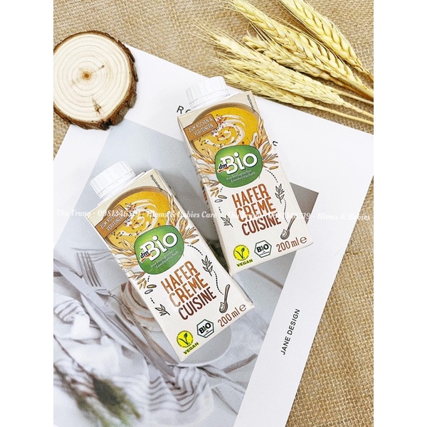 Kem tươi yến mạch dmBio