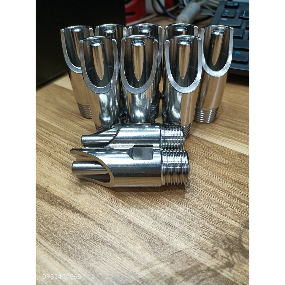 NÚM UỐNG INOX 304  Vòi bú lơn, Vòi Bú Tự Động heo, núm uống cho heo