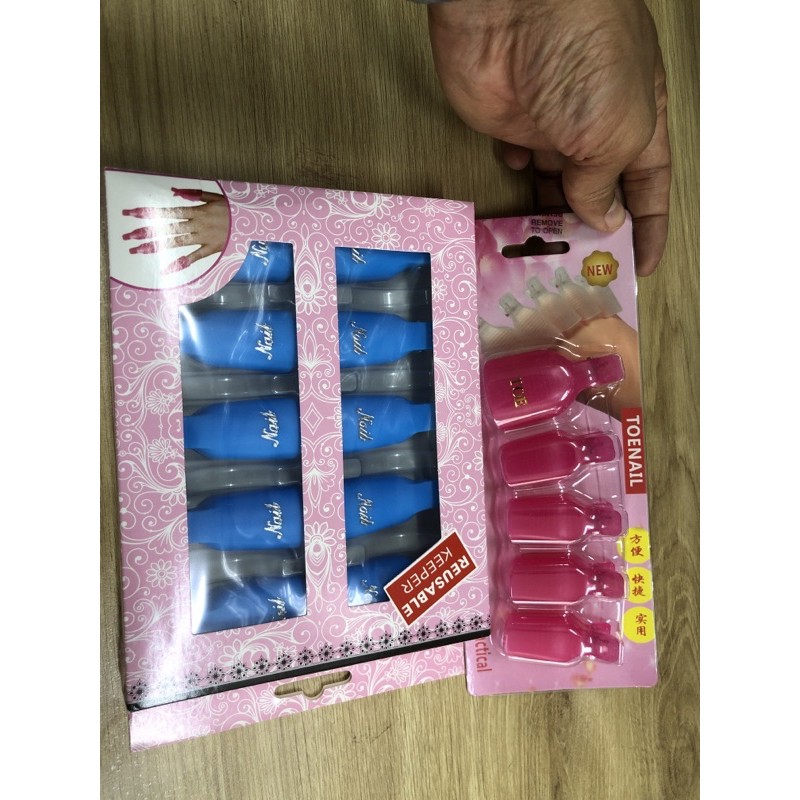 Kẹp ủ phá gel tay hỗ trợ tháo móng CHOKI NAI MI chuyên dùng cho thợ nail chuyên nghiệp - KUT1