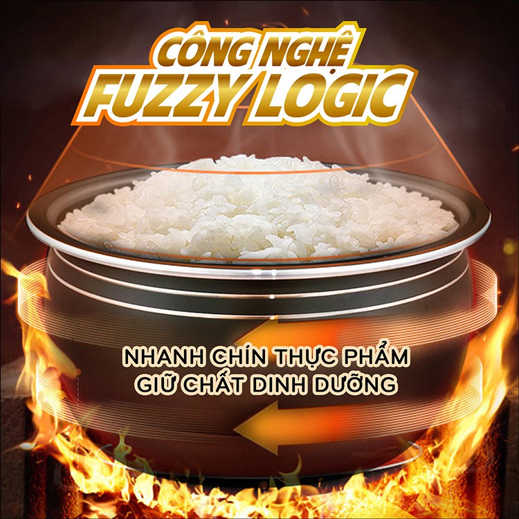 NỒI CƠM ĐIỆN TỬ COMET CM8088 1.8L (860W) CÓ THÊM CHỨC NĂNG NẤU GẠO LỨC - HÀNG CHÍNH HÃNG | BigBuy360 - bigbuy360.vn
