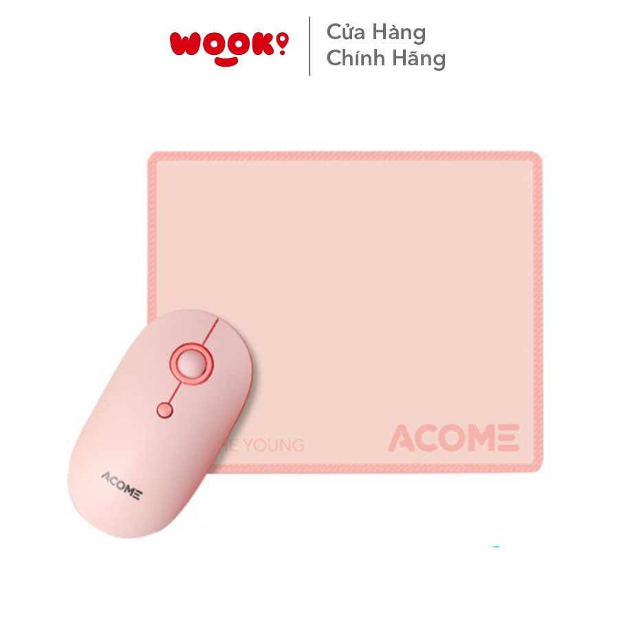 COMBO Chuột Không Dây ACOME AM300 Và Miếng Lót Chuột ACOME AMP01 Hàng Chính Hãng Bảo Hành 12 Tháng 1 Đổi 1