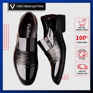 Giày tây nam công sở FASHION sang trọng đẳng cấp, đế tăng chiều cao đến 5cm giá tốt [Ảnh Thật]