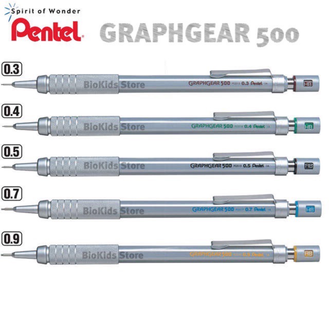 Bút chì cơ Pentel graphgear 500 I