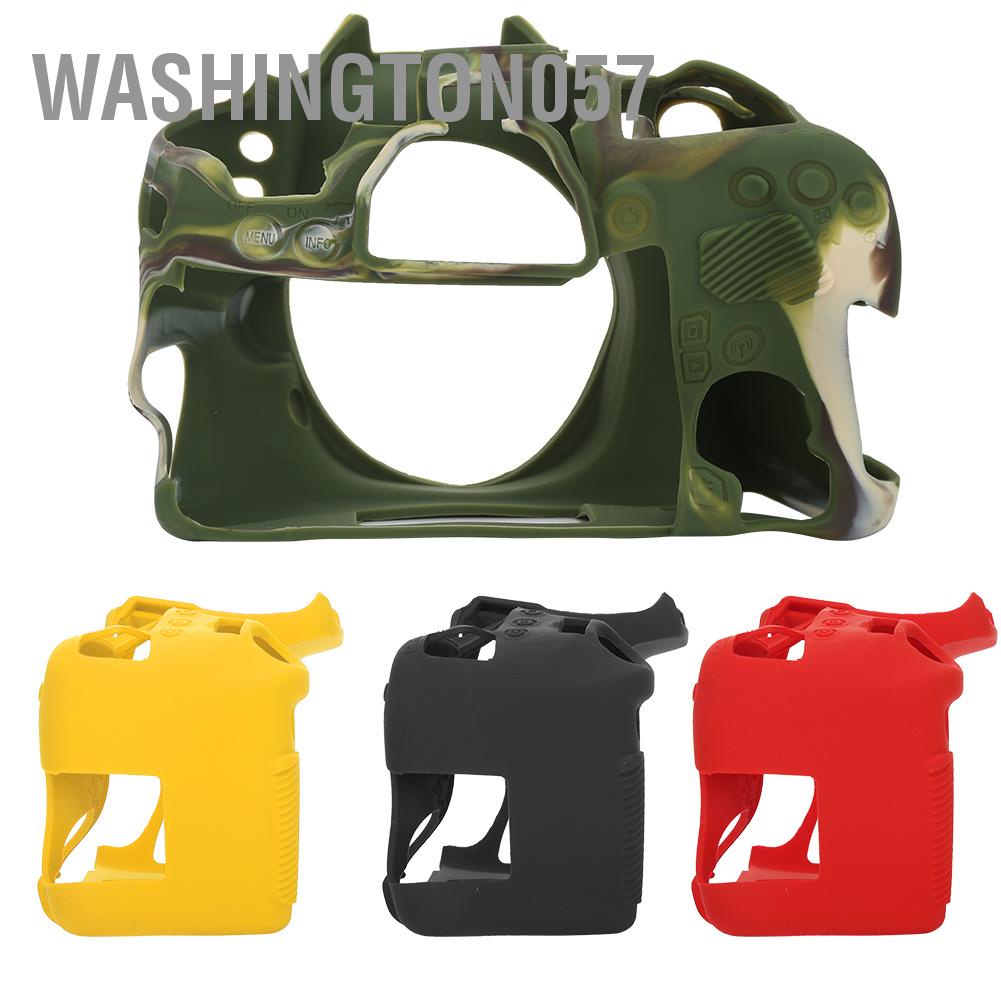 Washington057 Stretchable and Soft Silicone Cover for Canon 77D Digital Camera Washable Protector