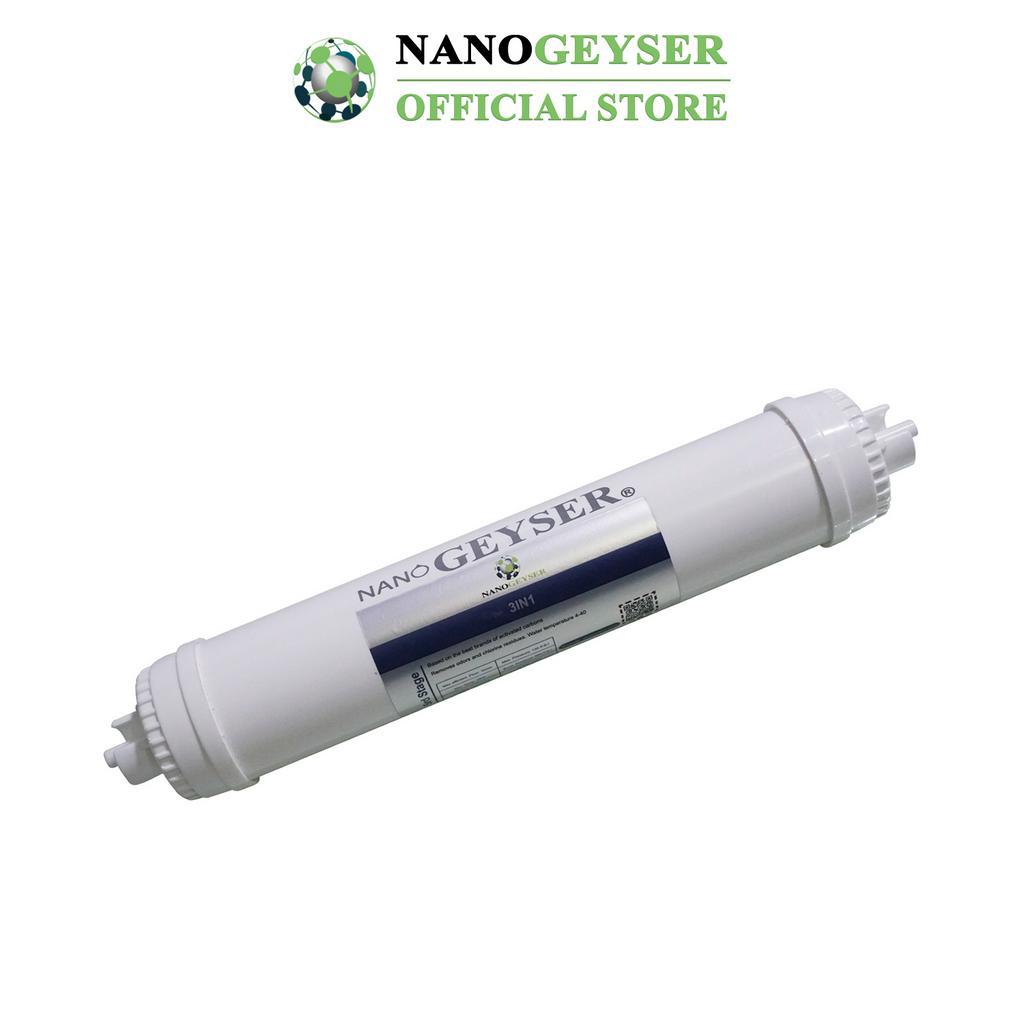 Lõi 3IN1 Nano Geyser, Bổ sung Oxy cho nước, Dùng cho các dòng máy lọc nước RO, NANO, UF, Geyser, Kangaroo, Karofi, Aqua.