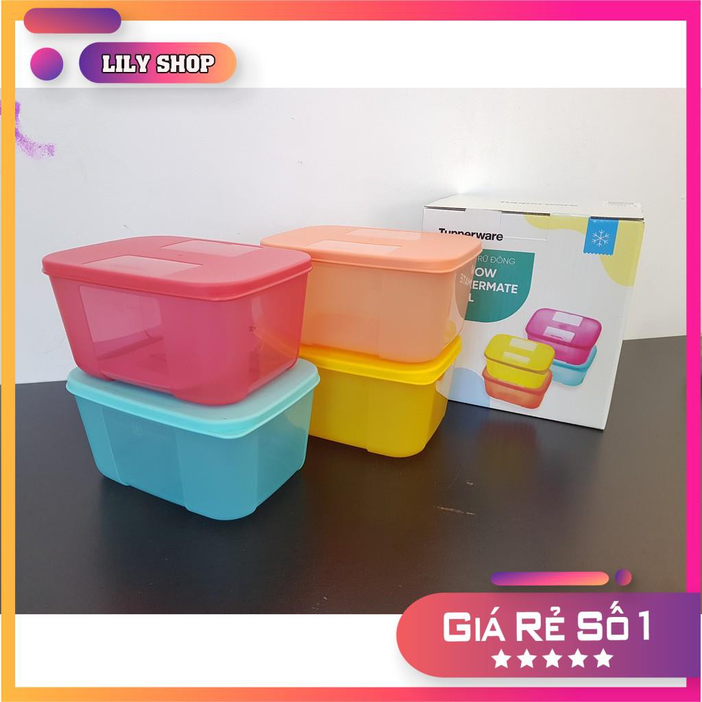 💥 Bộ Hộp trữ đông Rainbow  4 hộp🧡 Tupperware🧡 FREESHIP 🧡 | BigBuy360 - bigbuy360.vn