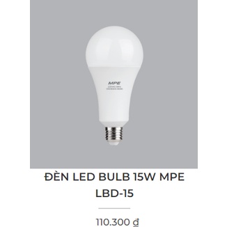 ĐÈN LED MPE  3w 5w 7w 9w 12w 15w