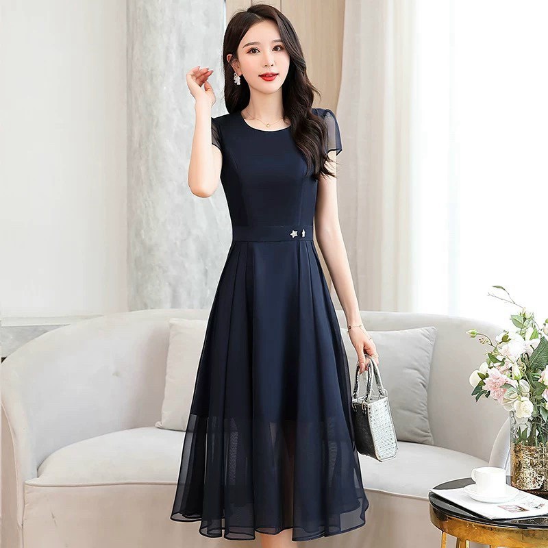 (HCM) ĐẦM XÒE SANG CHẢNH THỜI TRANG TINH TẾ THANH LỊCH SIÊU ĐẸP DÀNH CHO CÁC CHỊ EM KME STORE