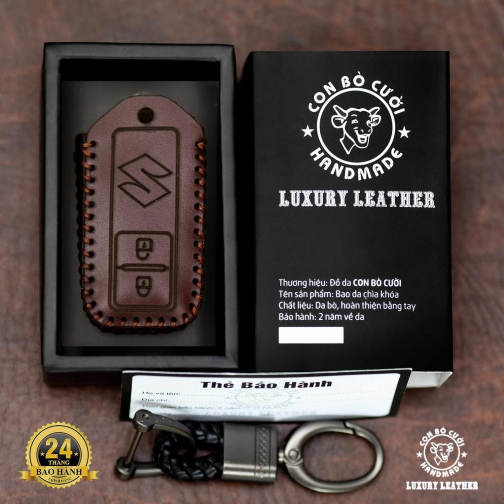 Bao Da Chìa Khóa Suzuki XL7, Ertiga, Swift (bản chìa thông minh)Bảo hành 2 năm 🐂 Da bò 100% | BigBuy360 - bigbuy360.vn