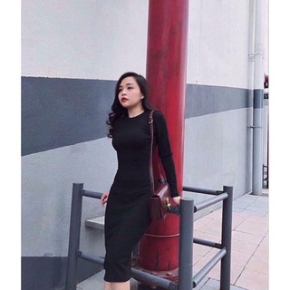 Đầm body tay dài