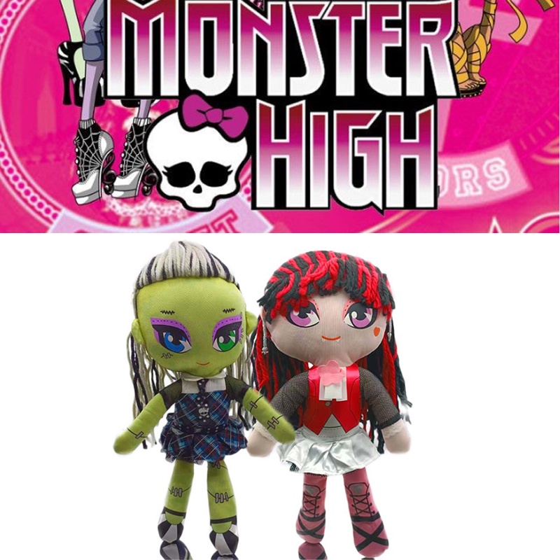 Thú Nhồi Bông Hình Quái Vật Draculaura Frankie Stein Pawdeen Cao 45cm