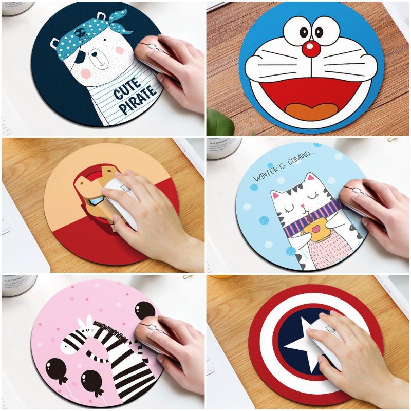 Miếng lót chuột gaming, pad chuột 2 ly cỡ nhỏ 20 x 25cm / 18 x 22cm nhiều mẫu mã đẹp | WebRaoVat - webraovat.net.vn