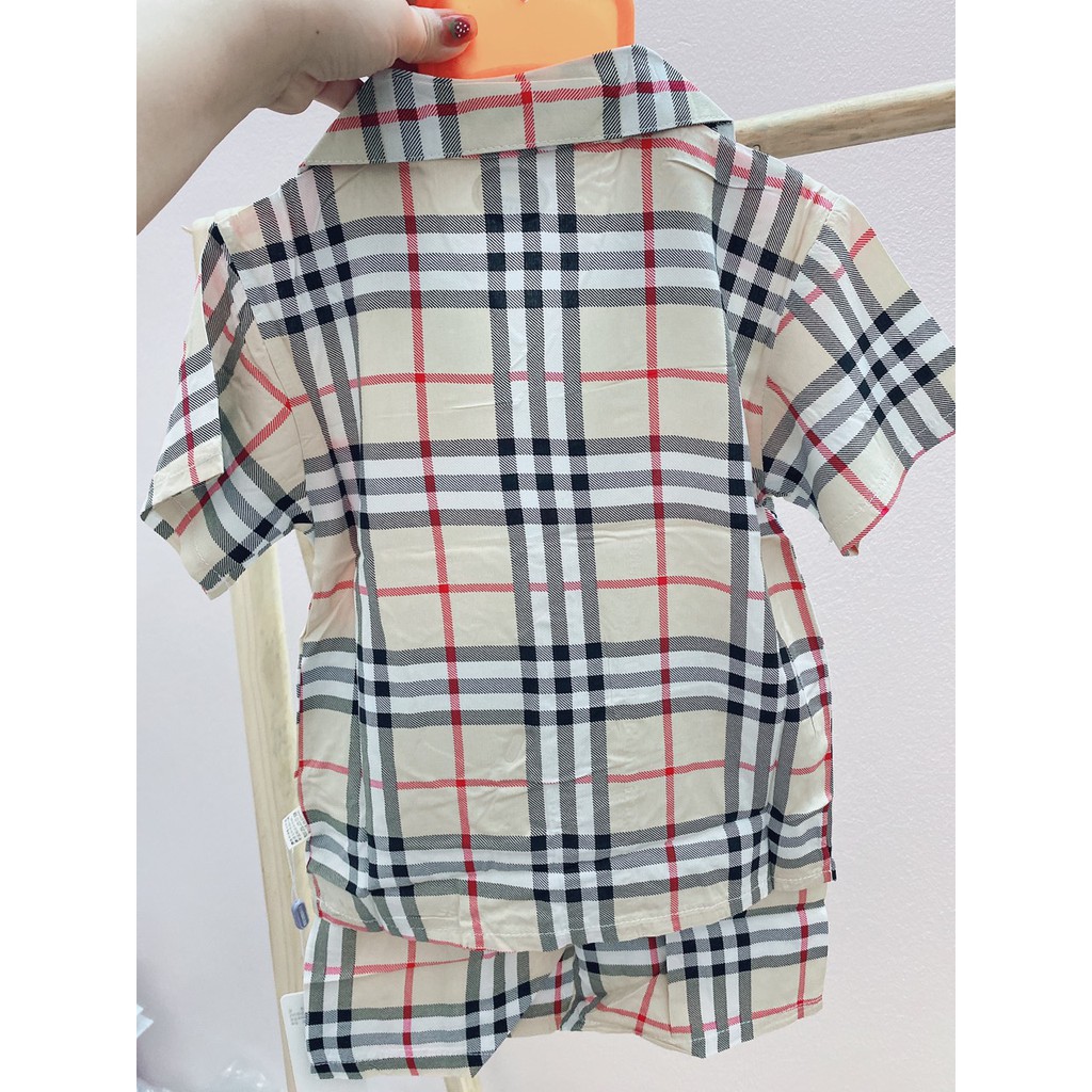 Bộ Pijama Vải Lanh Cho Bé Trai Và Gái Size 100-140(12-27kg)