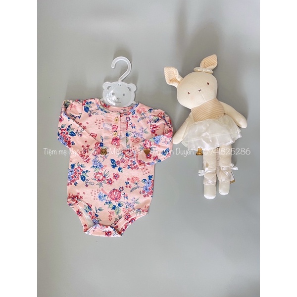 Body chip bé gái dài tay cánh tiên hàng xuất Pháp