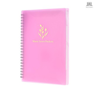 Cuốn sổ kích thước A4 dùng để chứa cá tập tin nhạc phổ với 40 ngăn chứa tiện dụng