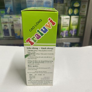 Cao lỏng Traluvi 100ml
