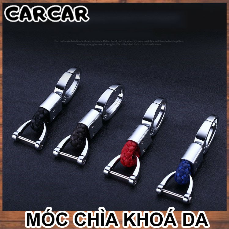 Móc chìa khoá ô tô, xe máy bằng da