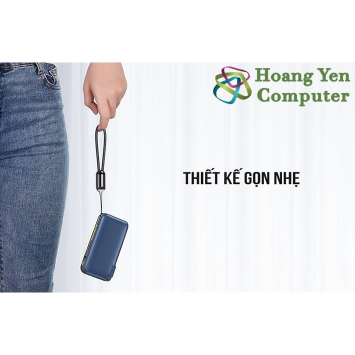 Sạc Dự Phòng Remax RPP-278 10000Mah (Sạc Nhanh QC3.0, PD20W), Nguồn AC Sạc Trực Tiếp - BH 1 Năm - Hoangyencomputer