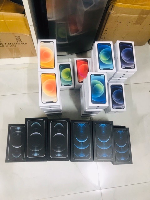 Hộp IPhone 12, 12 Pro, 12 Promax, 12 mini Mới 100% Đủ Màu