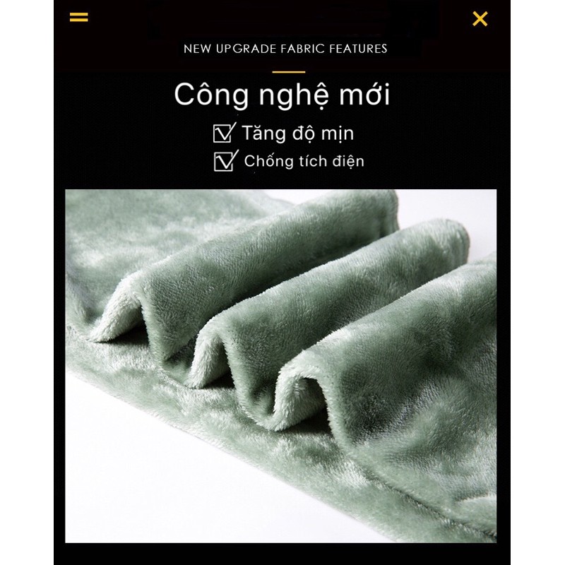 Quần nhung lót lông quần Âu nam thu đông 2020 hàng có sẵn