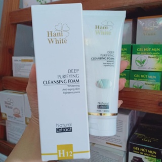 SỮA RỬA MẶT TRẮNG DA  HANI WHITE H12 120ML