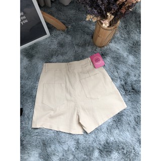 Quần Short Kaki Nữ  [Ảnh thật] (Lưng cao, Chất Kaki Dày Dặn Co Giãn)