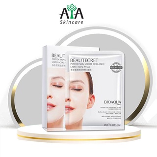 Mặt nạ thạch collagen cấp ẩm dưỡng trắng da ngăn ngừa lão giúp da căng bóng mịn màng BIOAQUA- avaskincare