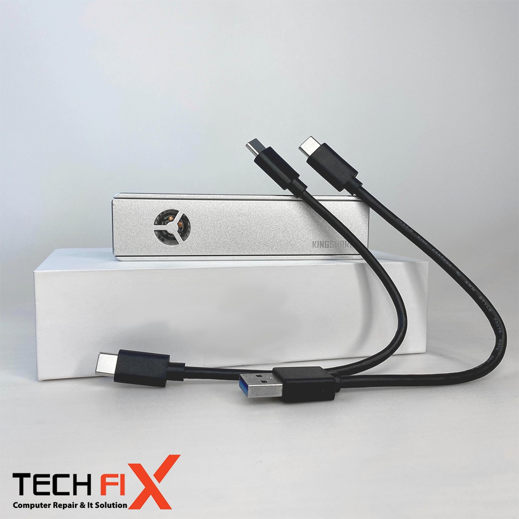 Box Kingshare SSD M2 PCIe NVMe To USB Type C 3.1 KS-CNV05 Kèm Fan tản nhiệt