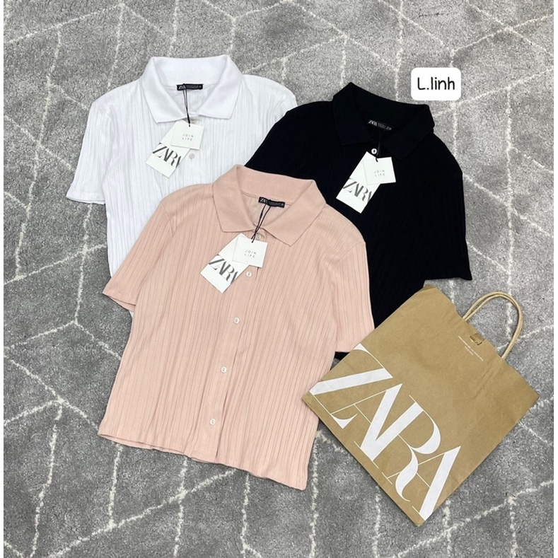 Áo Thun Polo Nữ Chất Tăm Mềm Co Giãn ❤️ Áo Phông Nữ Có Cổ 𝗭𝗮𝗿𝗮