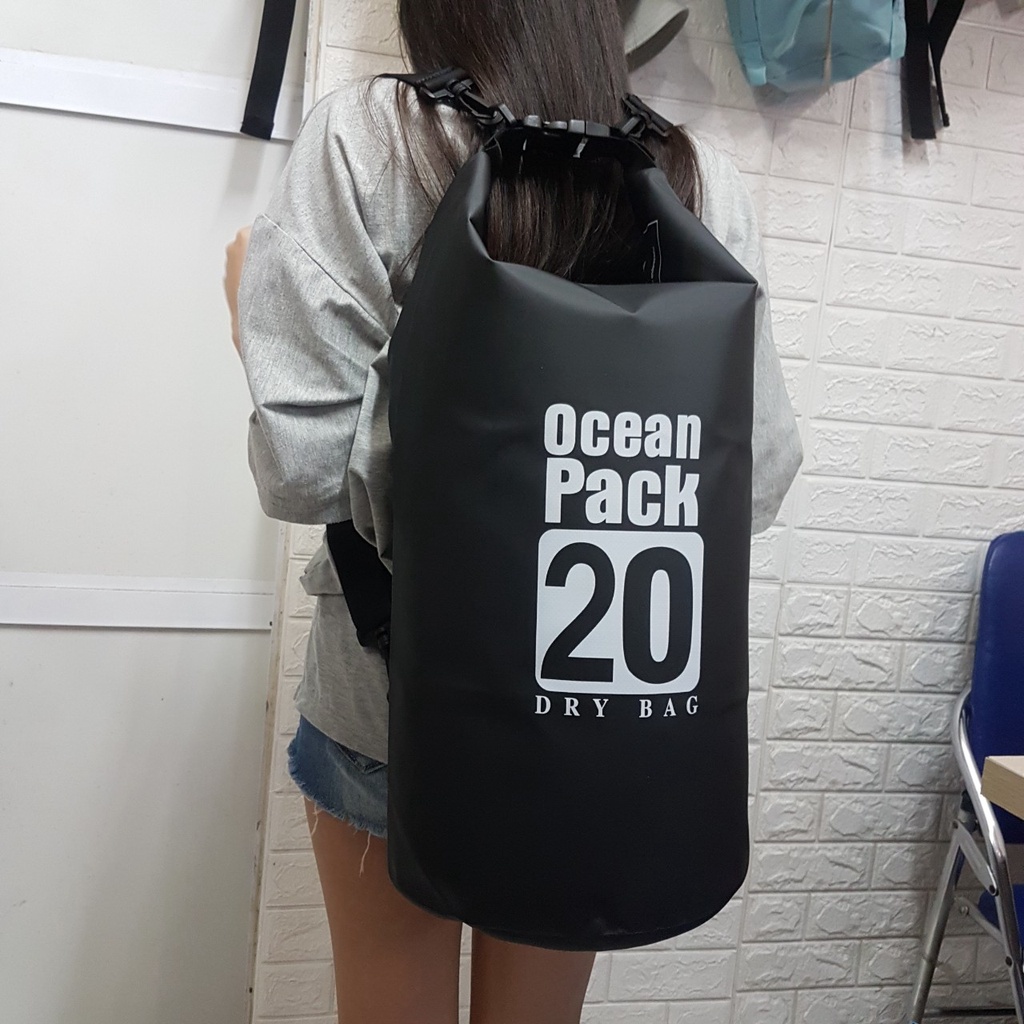 Túi Khô Thể Thao Chống Nước 100% Có 2 Quai ,Đi Biển,Du Lịch Loại 20L