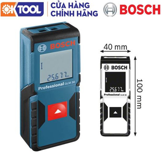 MÁY ĐO KHOẢNG CÁCH BOSCH GLM 30 30M [Hàng Chính Hãng]