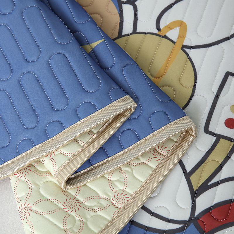 Chiếu điều hòa cao su non 3D cho bé, chiếu cao su non tặng kèm vỏ gối mẫu mới 2022, chất liệu thoáng mát mềm mịn