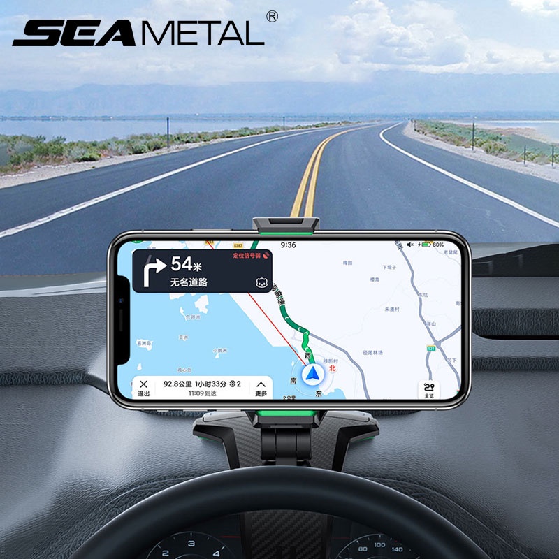 Giá đỡ điện thoại trên ô tô có biển số đỗ xe Xoay 360 độ Vị trí một tay Phổ biến cho điện thoại thông minh 3-7 inch