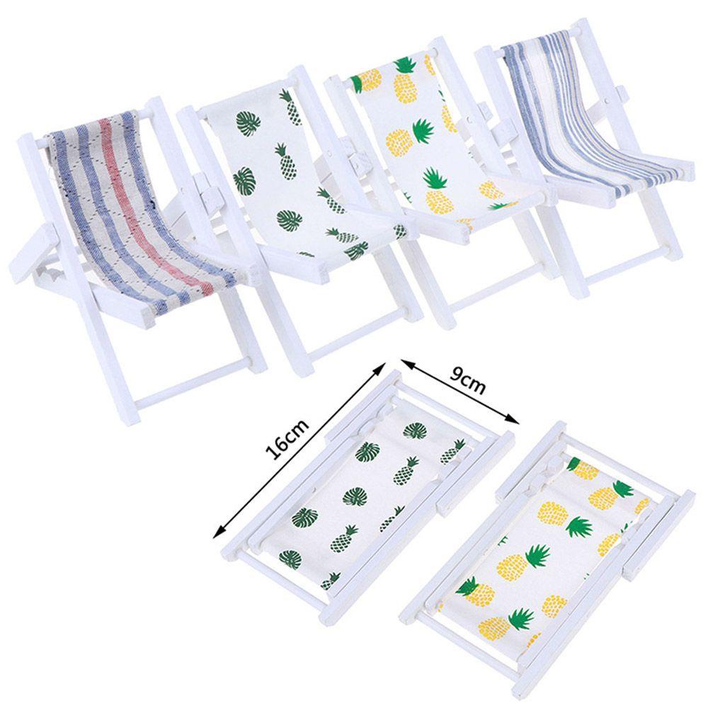 Mô Hình Ghế Bãi Biển Mini Tỉ Lệ 1: 12 Trang Trí Nhà Búp Bê