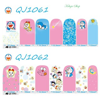 Dán móng siêu CUTE hoạt hình Doraemon siêu dễ thương