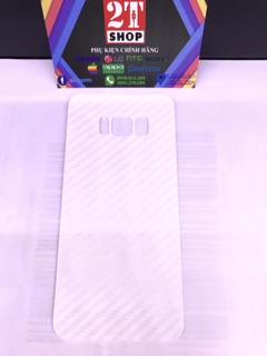 DÁN VÂN CARBON MẶT LƯNG GALAXY S8