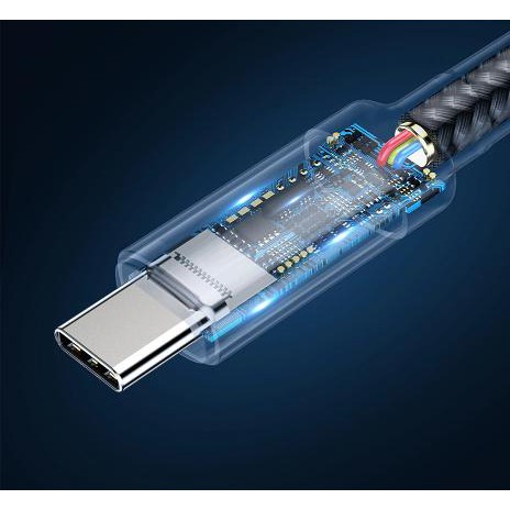 Cáp Sạc Nhanh Baseus 60W-5Gbps / 100W-10Gbps Type-C To Type-C PD Sạc Nhanh Quick Charge 4.0 3.0 Cho Samsung Smartphone