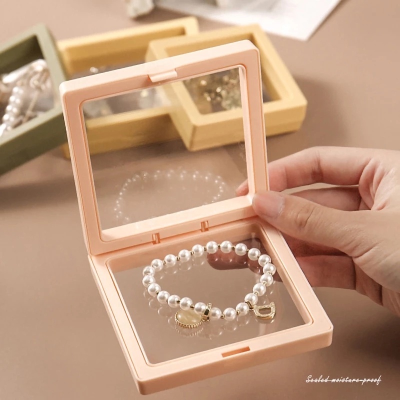 Hộp Đựng Trang Sức 3D Trong Suốt Tiện Dụng