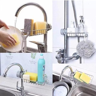 Khay inox đựng đồ gắn vòi nước tặng kèm 1 miếng cước