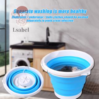 Máy giặt quần áo mini tự động thiết kế gấp gọn tiện dụng